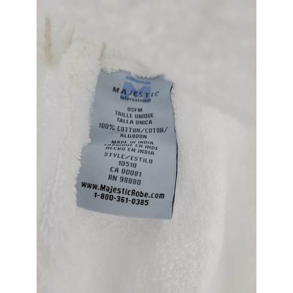 MAJESTIC Internatiional The Hampstead Ladies Terry Velour Wrap - Picture 3 of 4